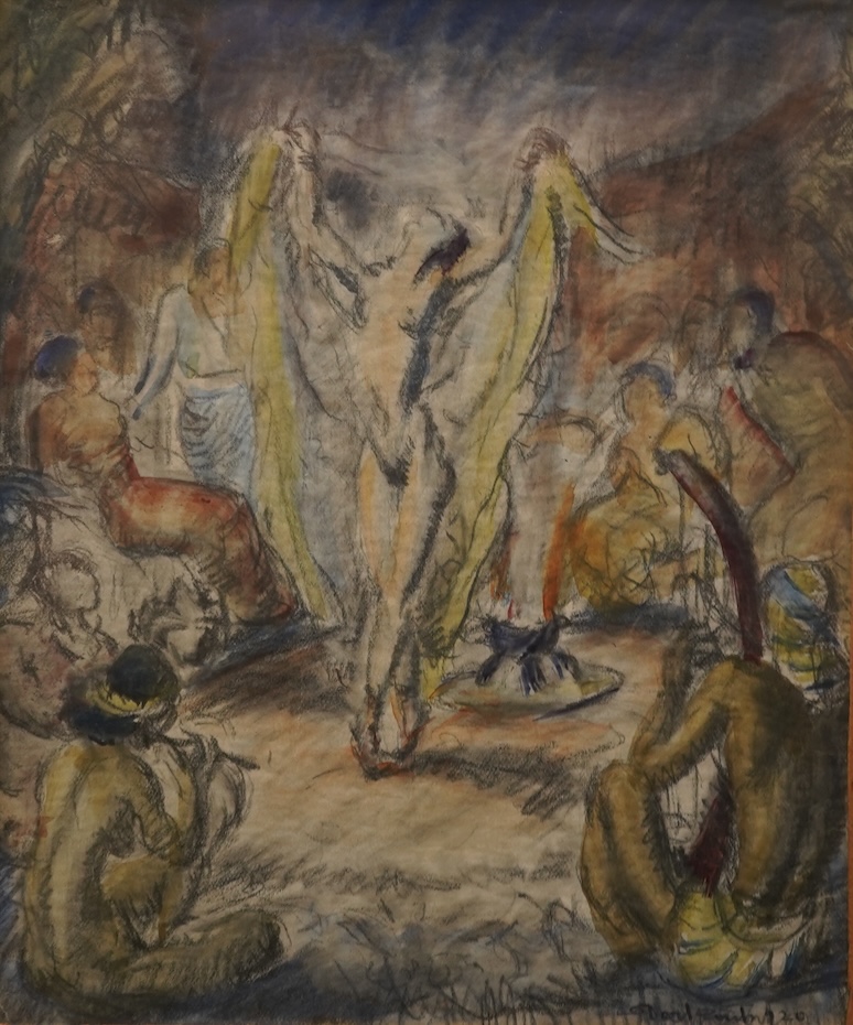 Gyula Derkovits, Hungarian (1894-1934), 'Colour Dance'